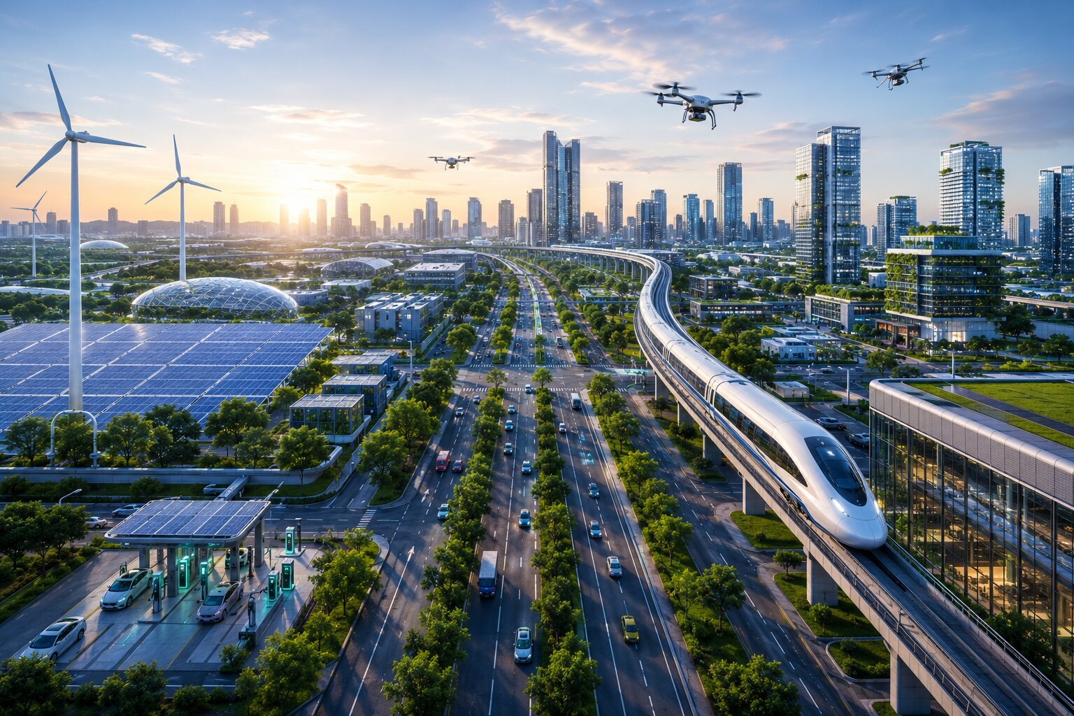What is making the city advanced